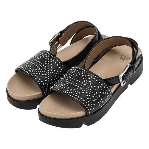 Босоножки женские Emporio Armani X3U063N763 черные 39 IT в Центро