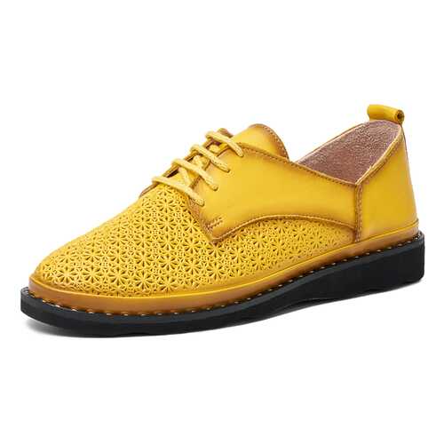 Полуботинки женские Pierre Cardin TR-MN-87-440 желтые 38 RU в Центро