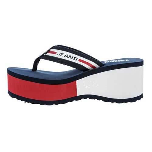 Шлепанцы женские Tommy Jeans EN0EN00855 синие 38 US в Центро